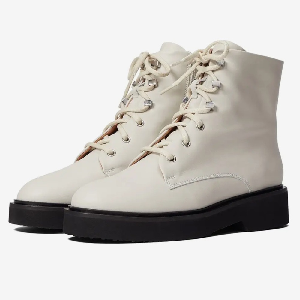 Aquatalia Mariola Women’s Off-White Baby Calf Boots